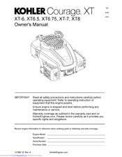 Kohler engine parts carburetors that fit, straight from the manufacturer. Kohler Courage Xt 7 Manuals Manualslib