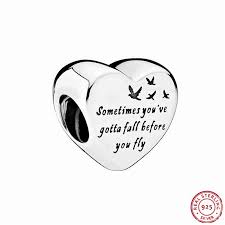My pandora essence bracelet and new inspiring charms! 925 Sterling Silver Heart Of Freedom Charm Beads Feature Bird Quote Word Diy Fit Pandora Charms For Women Jewelry Making Fl427 Beads Aliexpress
