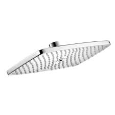 Hansgrohe Raindance E 240 1 Spray 10 In Raincan Fixed Shower Head In Chrome Grey Shower Heads Rain Shower Fixed Shower Head