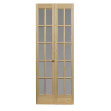 Awc 627 Traditional Divided Frosted Glass 32 Inch X 80 5 Inch Unfinished Bifold Door Bifold Door Hardware Wood Doors Home