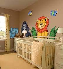 Large 3d Wall Stickers For Nursery Or Kids Room Jungle Animals Zoo Colorful Baby Boy Room Decor Baby Bedroom Nursery Room Boy