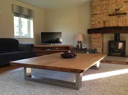 Oak lift top 4 legs 1 coffee table with storage. Abacus Tables Project 364
