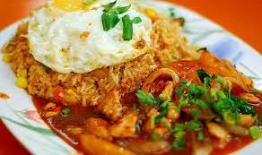 Nasi Goreng Usa Fried Rice With Fried Egg Telur Mata Daging Masak Merah Makanan Pedas Masakan Malaysia Resep Masakan
