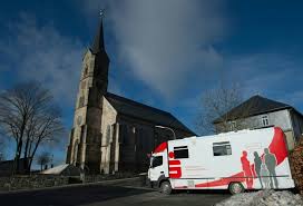 One can deposit in germany through more than 6,000 supermarket checkouts or via bank transfer. In Rural Germany Mobile Banking Means A Bank On A Truck