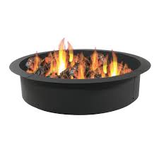 Thus, the birth of the burly: Sunnydaze Decor 36 In X 36 In Round Heavy Duty Steel Wood Burning Fire Pit Rim Liner Fprhd36 The Home Depot
