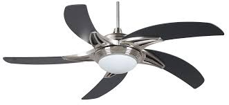 Concord Fans 52 Stargate Modern Stainless Steel Ceiling Fan With Light Remote Stainless Steel Ceiling Fan Modern Ceiling Fan Ceiling Fan With Light