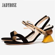 jady rose 2019 summer women sandals strange heel 7cm high