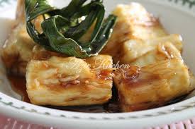 6.siap dan hidangkan.lagi sedap tambh sedkit pulut dalm hidangan,untuk penambah selera. Sira Ubi Kayu Azie Kitchen