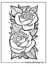 Rose Coloring Pages Original And 100 Free 2021