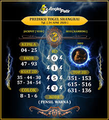 Pin Di Prediksi Togel Shanghai Lottery