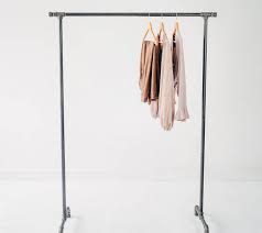 With their characteristic elements of black iron and their industrial look, our clothes racks can be used in all rooms of your home. Black Iron Minimal Rail Clothing Rack By Little Deer Notonthehighstreet Com