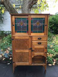 You can have any theme you like and we can make a new design for you also. Antique Oak Kitchen Dresser With Leadlight Glass Doors Kitchen Dresser Furniture Oak Kitchen