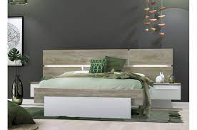 J'ai créé cette tête de lit sur mesure à la demande d'une amie qui ne voulait plus de chevets ou de câbles au sol pour faciliter le ménage.elle est réalisée en. Lit 140 160 180 Avec Chevets Suspendus Pour Chambre Adulte