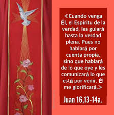 Juan 16 13 14a El Espiritu De La Verdad Les Guiara Hasta La Verdad Plena Verdades Juan 16 13 Biblia Catolica