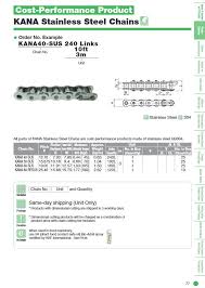 Japan Quality Controlled Kana Roller Chain For Gear Box Transmission With Quick Delivery View Gear Box Transmission Kana Product Details From Total