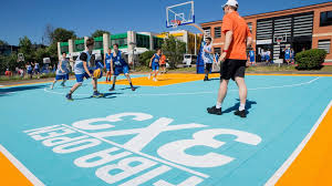 Terrain complet de basket 3x3. La Quatrieme Edition Du Fiba Open Aura Un Air De Nba