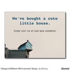 No matter if you are moving down the street or across the country, these moving announcements will. Paper Party Supplies Paper Things Change Funny New Home Moving Card Humorous We Moved Address Change Announcement Funny Address Card Like Our Address Card