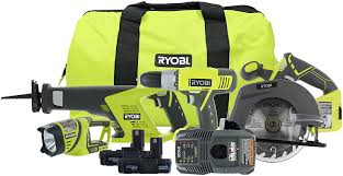 Batteries can be recharged in as little as 30 minutes. Ryobi P883 One 18v Lithium Ion Cordless Contractor S Kit 8 Pieces 1 X P704 Worklight 1 X P515 Reciprocating Saw 1 X Circular Saw 1 X P271 Drill Driver 2 X