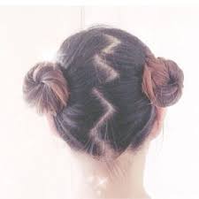 Clean Pigtail Buns With Zig Zag Hair Part Hot Hair Styles Hair Girly Hairstyles