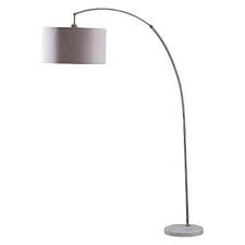 Elsie side table floor lamp, gold leaf. 86 Bella Arc Floor Lamp With Marble Base Ore International Target