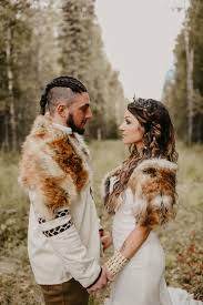 Viking Bride And Groom Nordic Wedding Viking Wedding Viking Wedding Dress