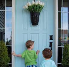 Painting your front door is a quick and inexpensive way to get a fun new look for your home exterior. How To Paint A Door In Under An Hour The Harried Mom S Guide To Paint A Front Door A Pop Of Pretty