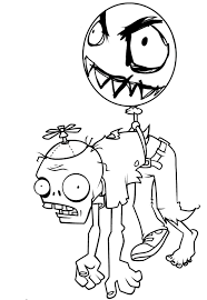 Plants vs zombies coloring pages cherry bomb coloring4free addison zed disney zombies coloring pages coloring and drawing zombie princess coloring pages coloring pages of disney princesses elsa disney villains coloring free printables disney pixar coco coloring pages comic con family. Balloon Zombie Coloring Page Free Printable Coloring Pages For Kids