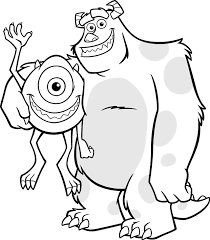 Click the sulley coloring pages to view printable version or color it online compatible with ipad and android tablets. Mike And Sully Monsters Inc Coloring Pages