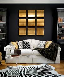 20 Charming Living Rooms Photographed By Brandon Barre Decoholic Black And Gold Living Room Gold Living Room Living Room Color