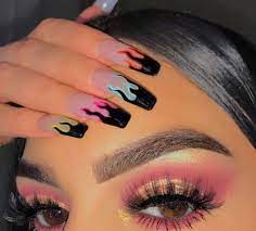 Colección de arlyn fuentes • última actualización: Hermosascejas Unas Para Piel Morena Unas Postizas De Gel Unas De Maquillaje