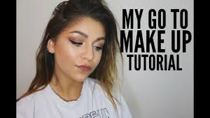 my go to make up tutorial andrea