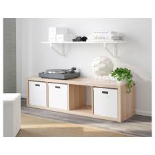 Https Www Ikea Com No No P Kallax Hylle Hvitbeiset Eikemonster 40324516 Ikea Ikea Kallax Meuble Stereo