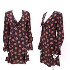 Explore the world of patterndesigns.com and get your new 1990s vector pattern design. 90s Mica Floral Rayon Print Mini Dress Sz 10 Vintage 1990s Baby Doll Grunge Rayon Dress L