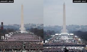 It looked as though there was a lot of audience space left open at donald trump's inauguration, especially when compared to barack obama's two inaugural ceremonies. Here Are The Crowds At Trump S Inauguration Vs The Crowds At Obama S Inauguration