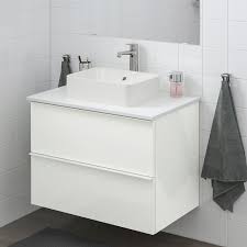 Freshen up the bathroom with bathroom vanities from ikea.ca. Godmorgon Tolken Horvik Cabinet Top 17 3 4x12 2 8 Sink High Gloss White Marble Brogrund Faucet 32 1 4x19 1 4x28 3 8 Ikea Ikea Godmorgon Ikea Bathroom Units