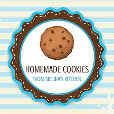 Unique cookie stickers designed and sold by artists. Homemade Cookies Custom Food Label Baking Food Labels Homemade Cookies Cake Logo Design