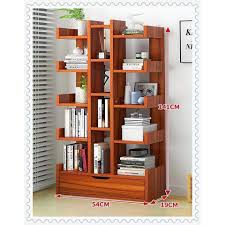 Medium density fiberboard, better known as mdf, is weaker and less durable than other manufactured woods such as plywood. 016 Book Shelf 54 19 141cm Mdf Wood Display Rack Vertical Storage Shopee Philippines
