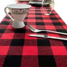 Christmas runner plaid christmas christmas table decorations holiday tables royal stewart tartan wedding table linens scottish plaid tartan plaid table runners. Gohope Christmas Table Runner Red Black Cotton Buffalo Check Plaid And Burlap Double Sided Table Runner For Holiday Winter Home Decorations Walmart Canada