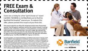 Maybe you would like to learn more about one of these? Banfield Pet Hospital Inside Petsmart Free Pet Exam And Consultation Printable Coupon Exp November 30 2 Pet Health Care Animal Hospital Pet Care Printables