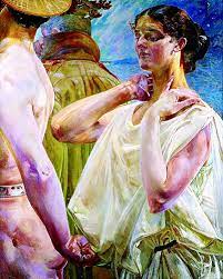 Orfeusz próbował szukać ukochanej, krzyczał i nasłuchiwał odpowiedzi, ale nikt mu nie odpowiadał. Jacek Malczewski Orfeusz I Artinfo Pl Portal Rynku Sztuki