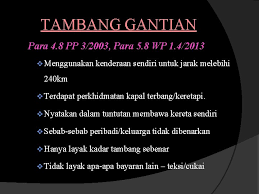 Unit pengurusan sitaan dan tunda (kenderaan ditunda) jabatan penguatkuasaan, dewan bandaraya kuala lumpur, lot 456. Tuntutan Elaun Perjalanan Pekeliling Perbendaharaan Malaysia Wp 1