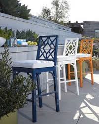 Chinoiserie Barstool Traditional Bar Stools And Counter Stools By Horchow Blue Bar Stools Outdoor Bar Stools Bar Stools