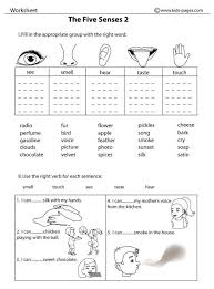 The Five Senses 2 B W Worksheet Five Senses Worksheet 5 Senses Worksheet 2nd Grade Worksheets