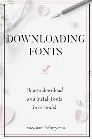 Download and use destain script for everything. How To Download And Install Beautiful Fonts In Seconds Natalie Ducey