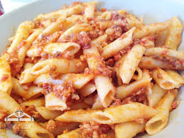 Picadillo de matanza o prueba o dos chorizos frescos 150 g. Macarrones Con Carne Picada Con Texturas Y Sabores