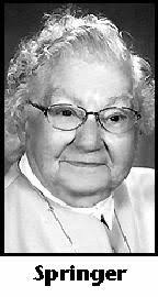 ANNA SPRINGER Obituary (2010)