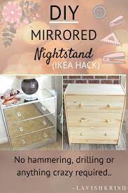 www pepi homedecordesign xyz diy mirrored furniture mirror nightstand bronze shelf brackets