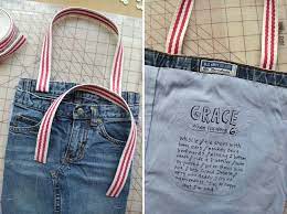 Jeans lama boleh digunakan untuk membuat penampilan lebih asas atau elegan. Old Jeans New Bag Artbar