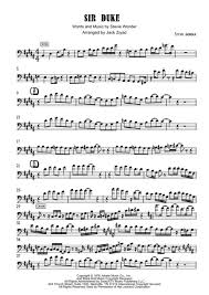 Sir Duke By Stevie Wonder Digital Sheet Music For Bass