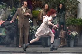 Before seeing emma stone as a villain in disney's cruella, viewers may want to prepare by to get even more prepared and excited for cruella, there are some emma stone movies that should. Emma Stone Films Dramatic Scenes As Red Haired Cruella De Vil